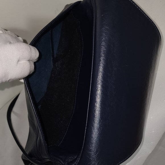 Authentic Vintage Brixton Canada Made Buttery Soft Black Leather Cowhide Purse - Picture 6 of 10